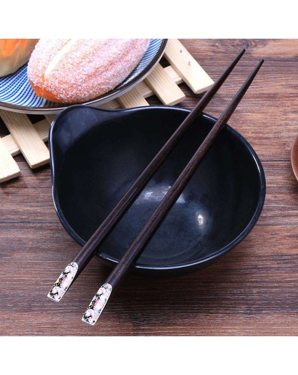 Handmade Japanese Natural Rosewood Chopsticks Printed Wooden Chopsticks