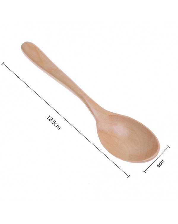Handmade Cooking Utensil Wooden Spoon Wood Rice Paddle Scoop Rice Flatware