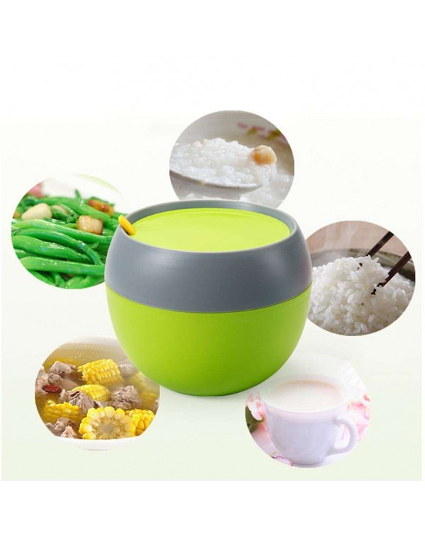 800mL 2 Layer Heating Lunch Box Food Container Food Warmer Bento