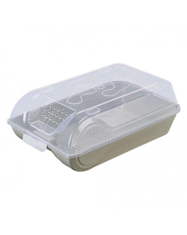 Plastic Waterproof Dust-proof Shoes Storage Box Container Organizer