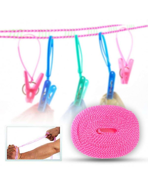 5m Thick Anti-slip Clothesline Windproof Clothes Dryer Hanging Ropes