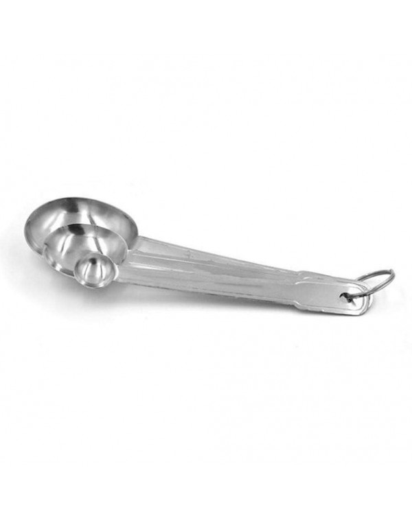 3pcs Stainless Steel Spice Measuring Spoons Baking Seasoning Measure Scoop