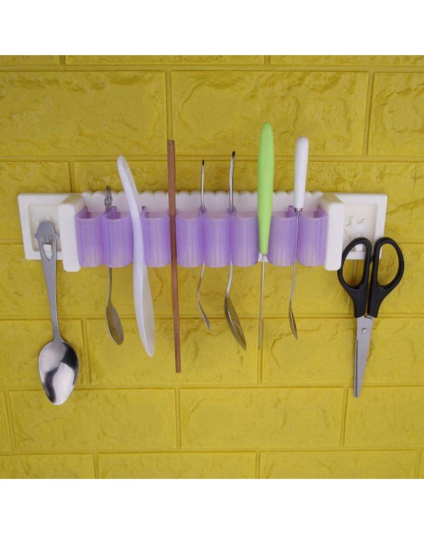 Multi-use Adhesive Type Sundries Storage Rack Kitchen Hanging Hook