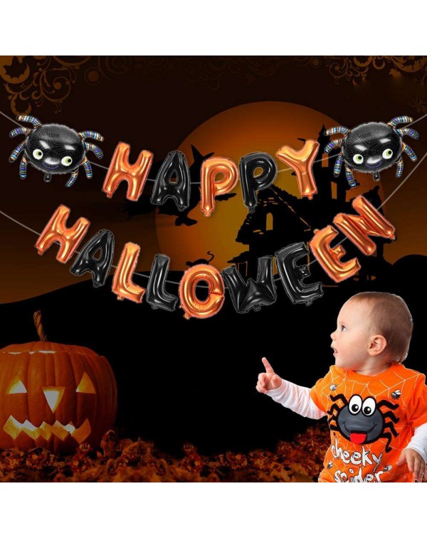16pcs Halloween Pumpkin Ghost Balloons Set Party Decor Supplies Kid Gift