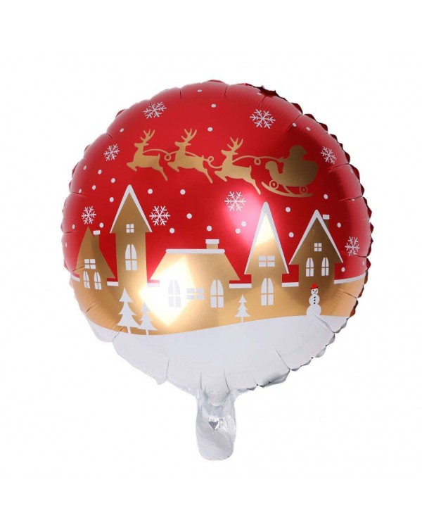 Cartoon Christmas Foil Air Balloons Kids Xmas New Year Party Decor