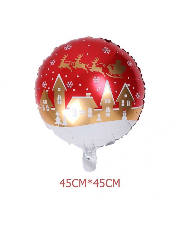 Cartoon Christmas Foil Air Balloons Kids Xmas New Year Party Decor