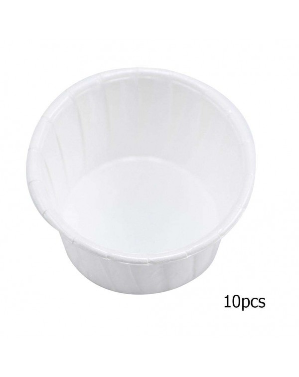 10pcs Hair Removal Wax Bean Container Paper Cup Ice Cream Cake Paper Tray