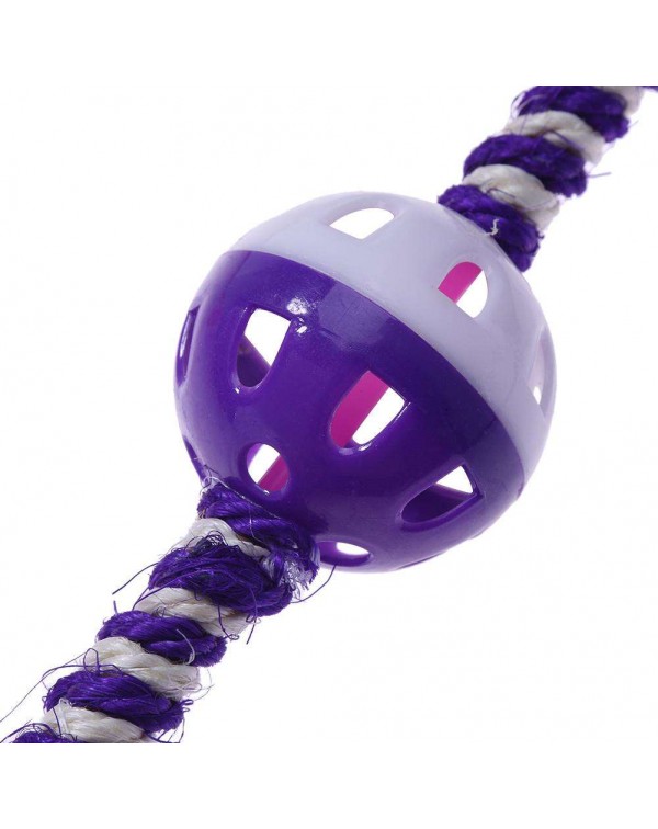 Cat Feather Teaser Stick Sisal Rope Bell Ball Pet Interactive Toy