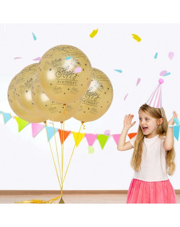 10pcs Rubber Latex Balloons Happy Birthd...