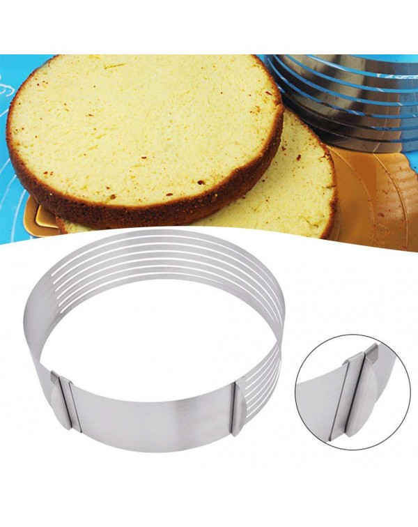 Stainless Steel Round Cake Layer Cutter Mold Cake Slicer Circle Cake Mold