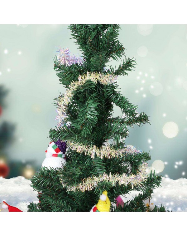 Wool Tops Ribbon Garland Christmas Tree DIY Ornaments Party Decor Supplies