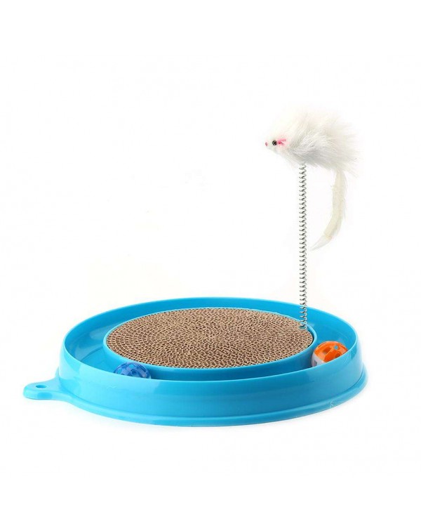 Cat Corrugated Paper Bell Mouse Disc Pet...